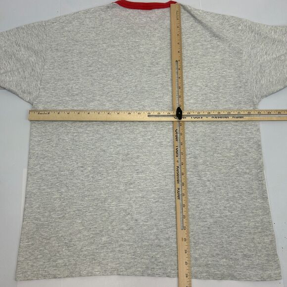 Vintage Gold Coast Bowling Center T Shirt Mens XL X-Large Gray Las Vegas Bowler - Picture 6 of 6